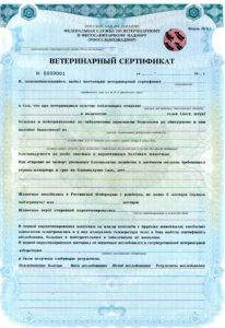 Ветеринарная сертификация